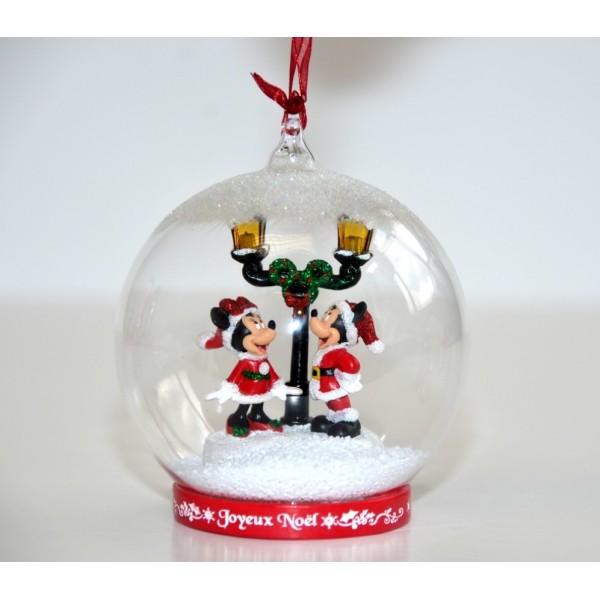 Mickey and Minnie Light-up Christmas Bauble